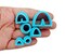 Organic Shape Clay Cutters Set #2, 6 pcs, for Making Earrings, Adorabilities